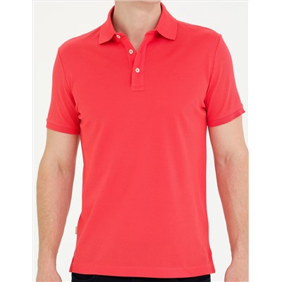 Nar Çiçeği Slim Fit Merserize Tişört