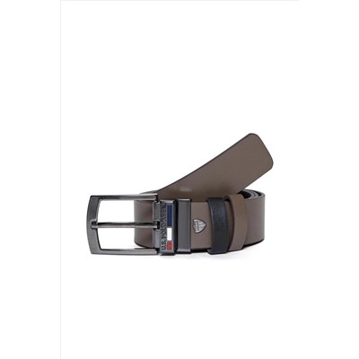 Erkek Çift Taraflı Vizon Kemer