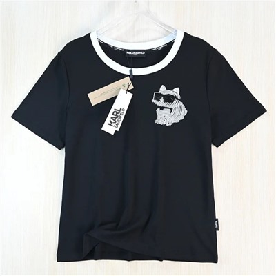 Хлопковая футболка КАР*Л 😎