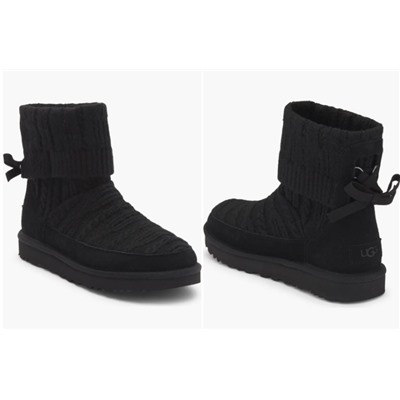 Classic Mini Cable Knit Bootie (Women) UGG®