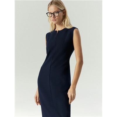 Платье-футляр макси, PL1636/madro