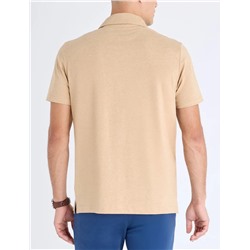 ENGINEERED PRINTED STRIPE JERSEY POLO SHIRT