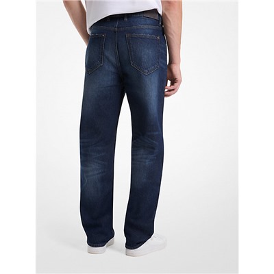 Michael Kors Outlet Finn Straight Fit Denim Jeans
