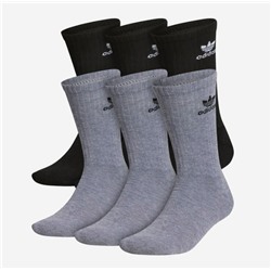 Adidas     Trefoil 6 Pack Crew Socks Men's