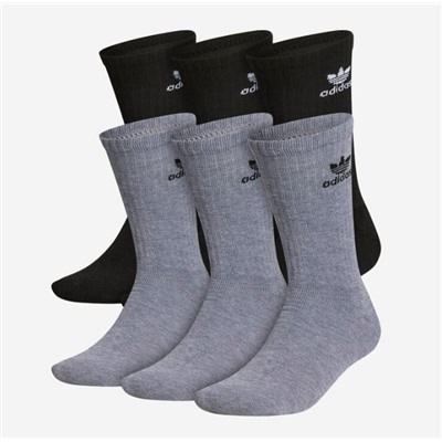 Adidas     Trefoil 6 Pack Crew Socks Men's