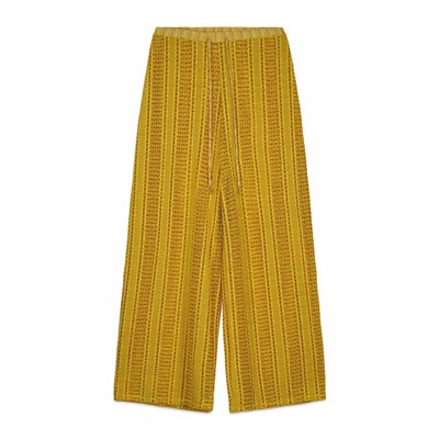 Pantalón largo crochet multicolor