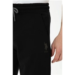 Erkek Siyah Örme Şort