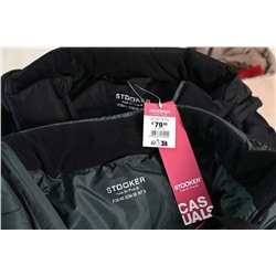 Женское длинное хлопковое пальто со съемным капюшоном