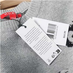 Толстый вязаный свитер с круглым вырезом и длинными рукавами ❤️ ГЕС*С