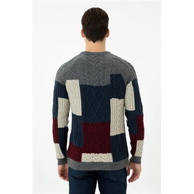 Erkek Gri Melanj Kazak