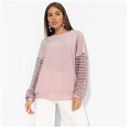 Свитшот нарядный, Роскошь без пафоса (розовый)