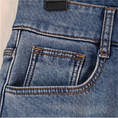 Зимние женские джинсы из хлопка с высокой талией АЙСИК*Л