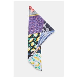 Foulard cuadrado patch digital