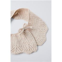 OPENWORK KNIT COLLAR