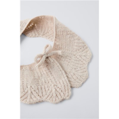 OPENWORK KNIT COLLAR