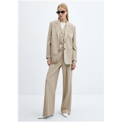 Pantalón traje wideleg