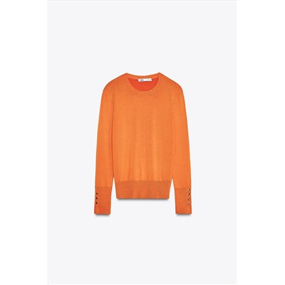 BASIC PLAIN KNIT SWEATER