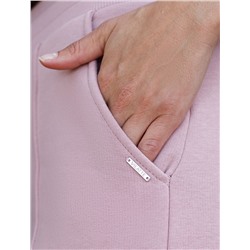 Брюки теплые прямые из футера трехнитики c начесом