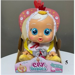 Настоящая новая плачущая кукла American CryBabie*s пользуется огромной популярностью за рубежом! Умеет издавать звуки, плакать и лить слезы. 30 см