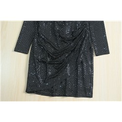 Женское платье-мини облегающего кроя с V-образным вырезом горловины DKN*Y