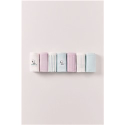 Pack 7 bragas brasileñas algodón estampado Snoopy