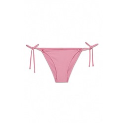 Braga bikini brasileña textura crinkle rosa