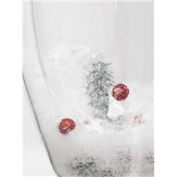 Кружка, 350 мл, 2 шт, стекло Б, с ягодами и еловыми ветками внутри, Wind-mystery