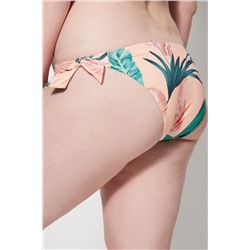 Braguita de biquini Rosa empolvado y verde