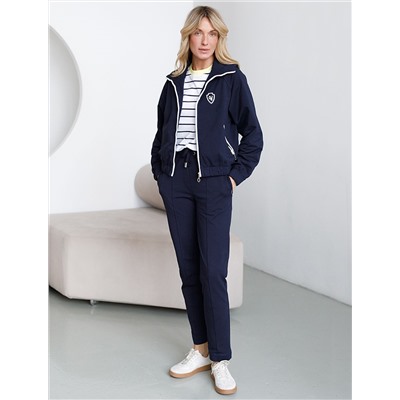 Худи на молнии из петельчатого футера двухнитки с эластаном без начеса