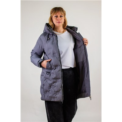 Зимняя куртка с капюшоном арт.611