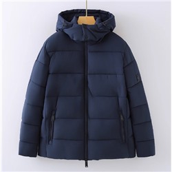 Универсальная ветрозащитная и водоотталкивающая куртка на хлопковой подкладке с капюшоном