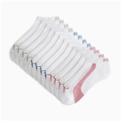 PUMA Women's Half-Terry Low Socks (6 Pairs)