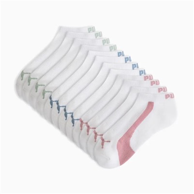 PUMA Women's Half-Terry Low Socks (6 Pairs)