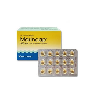 Marincap Омега 3 500 мг 60 капсул Рыбий жир