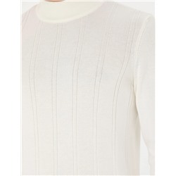 Ekru Slim Fit Kazak