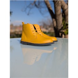КОМБО испанские Ботинки - Дезерты от AB. ZAPATOS 2619 +итальянская сумка PELLE- PAOLO BAGS 397 (450) Amarillo АКЦИЯ
