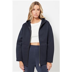 Sudadera con capucha - Azul marino