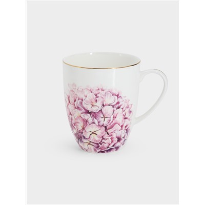 Кружка, 400 мл, Гортензия