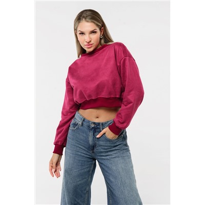 Свитшот 3 оверсайз короткий