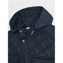 Steppjacke mit Kapuze