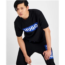 HUGO by Hugo Boss Men's Short Sleeve Crewneck Logo Graphic T-Shirt