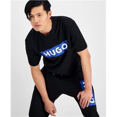 HUGO by Hugo Boss Men's Short Sleeve Crewneck Logo Graphic T-Shirt