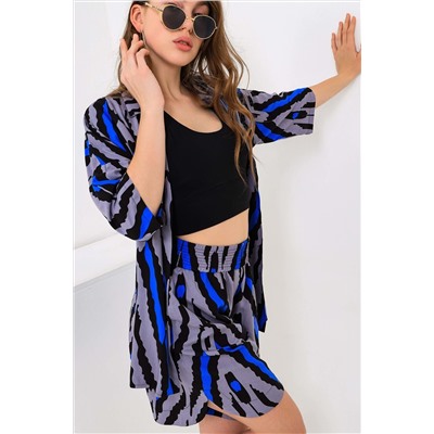 Костюм с шортами 1252 штапель НАТАЛИ #891637