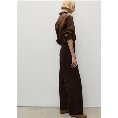 Jeans balloon tiro alto