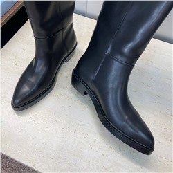 Женские широкие сапоги  ПРАД*А длиной до колена