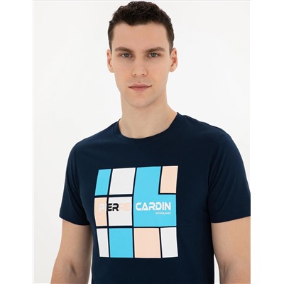 Lacivert Slim Fit Tişört