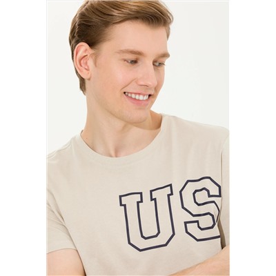 Erkek Taş Bisiklet Yaka Tişört