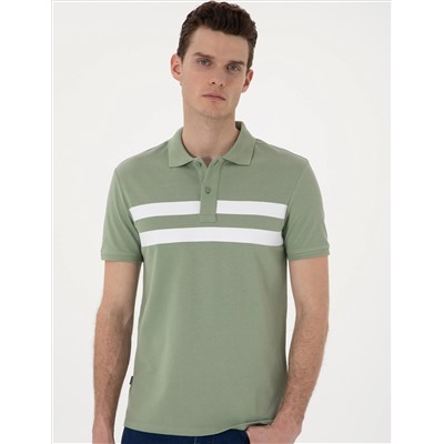 Yeşil Slim Fit Tişört