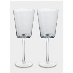 Бокал для вина, 300 мл, 2 шт, стекло, серый, Nocturne