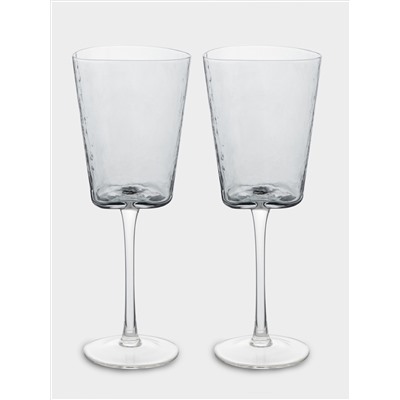 Бокал для вина, 300 мл, 2 шт, стекло, серый, Nocturne